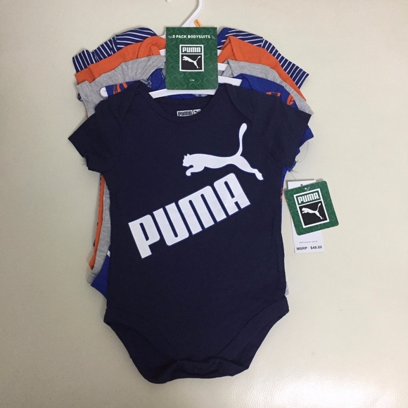 Puma Bodysuits 5pc Set Cute $48